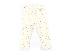 Petit Piao off white dot legging